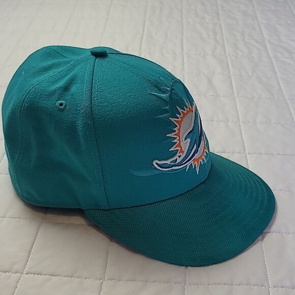 Miami Dolphins Fitted Baseball Hat 8 - Picture 3 of 5